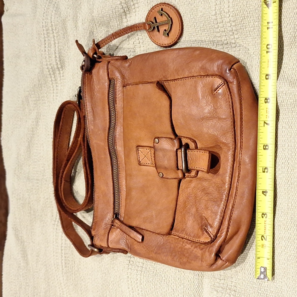 Harbour 2nd leather crossbody bag brown